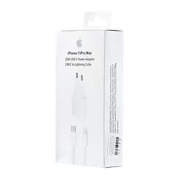 Мережевий зарядний пристрій Apple 20W USB-C Power Adapter With Cable Type-C to Lightning High c0py Білий - мініатюра 2