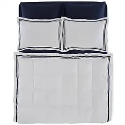 Пододеяльник с наволочками Penelope Vanessa, 260х240+70х50 (2) см, сатин, синий (svt-2000022314220)