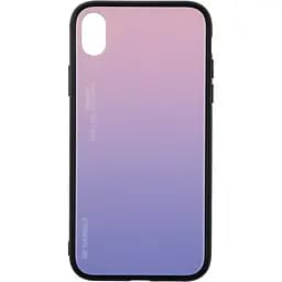 Чехол-накладка Toto Gradient Glass Case Apple iPhone XR Pink