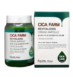 Восстанавливающий ампульный крем с центеллой азиатской Cica Farm Revitalizing Cream Ampoule FarmStay 250 мл