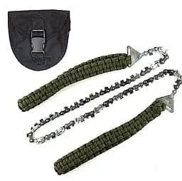 Туристична ланцюгова пила Base Camp Paracord Saw Зелений - мініатюра 2