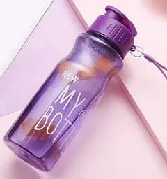 Пляшка для води та напоїв My Bottle 600 мл дорожня пластикова Фіолетова - мініатюра 2