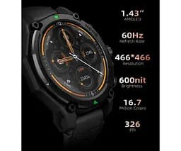 Годинник розумний Black Shark GS3-Black BS-GS3 чорний - мініатюра 9