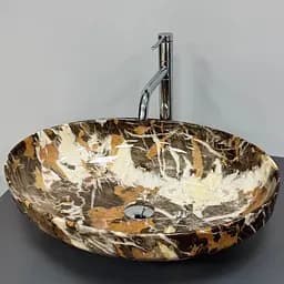 Умивальник VBI Alvito Portoro накладний VBI-012626, Коричневий