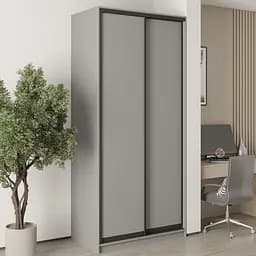 Шкаф-купе двухдверный MebelStar Стандарт BG 2ДСП 110x60x240 см Серая мышка (MBS-10085)