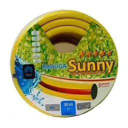 Шланг для полива Evci Plastik 1" Sunny 30 м трехслойный Желтый 30412
