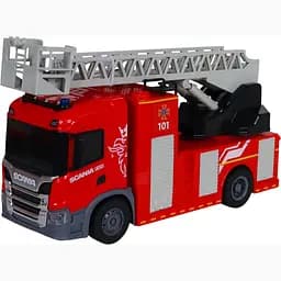 Автомодель TechnoDrive Big Truck Пожарная машина Scania (6407KS)