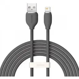 Кабель Baseus Jelly Liquid Silica Gel Fast Charging Data Cable USB to Lightning 2.4A 2 м Чорний