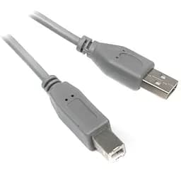 Кабель Maxxter USB - USB Type-B (M/M), 1.8 м, серый (U-AMBM-6G)
