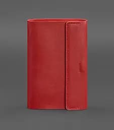 Кожаный блокнот софт-бук 7.0 красный