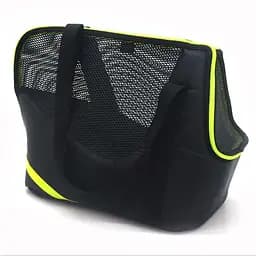 Сумка-переноска Zoo-hunt для котів та дрібних собак Спорт чорна №1 23х40х34 см