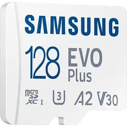 Карта пам'яті Samsung 128GB microSD class 10 UHS-I U3 V30 A2 EVO Plus (MB-MC128SA/EU) - мініатюра 2