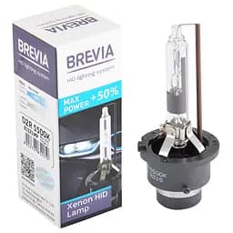 Ксеноновая лампа Brevia D2R +50%, 5500K, 85V, 35W PK32d-3, 1шт 85225MP