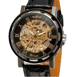 Чоловічий механічний годинник Winner Chocolate