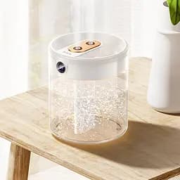 Зволожувач повітря Hoco HX31 Dual spray humidifier with digital display White - мініатюра 7