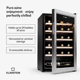 Винний холодильник Klarstein Shiraz Premium Smart 24 (10045339) - мініатюра 2