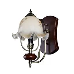 Бра Brille BKL-055W/1 настенное накладное деревянное кантри