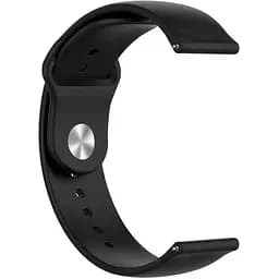 Ремінець DK CDK для Xiaomi Mi Watch Color Sport 22mm Silicone Sport Band (011909) (black) - мініатюра 2