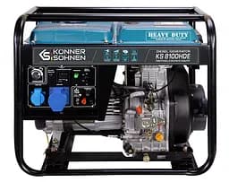 Генератор дизельний Konner&Sohnen 6/6.5 кВт KS 8100HDE