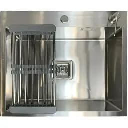 Кухонна мийка Platinum Handmade з нержавіючої сталі 3 мм прямокутна 65x50x23 см (000037436)