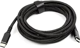 Кабель San Guan USB Type-C - USB Type-C (M/M) PD 60W, 3 м, Black (CA914104) - мініатюра 3