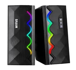 Ігрові настільні комп'ютерні колонки Marvo SG-269 2.0 з підсвічуванням Multi-LED USB