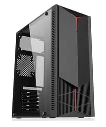 Корпус GTL Gaming `Dark Fire`, Black, без БП, Mid Tower, ATX/Micro ATX/Mini ITX, 2xUSB 3.0, макс. CPU – 150 мм/VGA – 310 мм, боковая панель из акрила (GTL3201C)