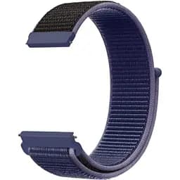 Ремінець DK CDK для Globex Smart Watch Me3 20mm Nylon Sport Loop (012415) (midnight blue)
