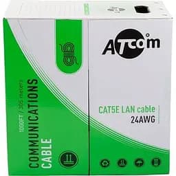 Кабель мережевий Atcom UTP 305м cat.5e Standart CCA (3799) - мініатюра 2