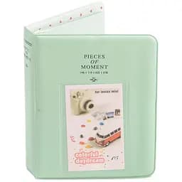 Фотоальбом для Fujifilm Instax Mini 64 фото Альбом для Mini (8, 9, 12, 11, 40, 99, evo, link), зелений 