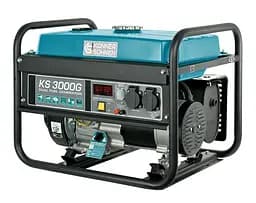 Генератор бензиновий газ/бензин Konner&Sohnen 2.6/3 кВт KS 3000G - мініатюра 4