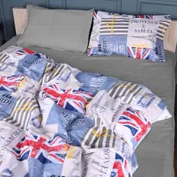 Пододеяльник MirSon Сатин 22-1382 English Style 160х220 см (2200010471687)