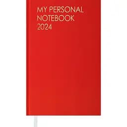 Щоденник датований Buromax Motivetion 2024 A6 червоний (BM.2526-05)
