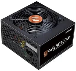 Блок живлення GV2SE (500W) 88% 80+ Bronze 120мм 1xMB 24pin(20+4) 1xCPU(4pin+ 8pin) 3xMo Zalman teh0018610