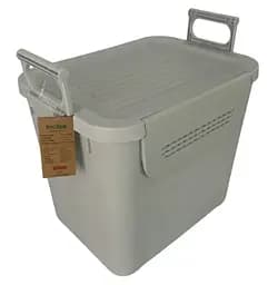 Органайзер-ящик Motek на 30 л сірий універсальний 29х41х34 см (MT-35)