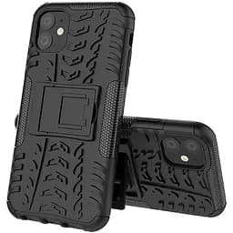 Чохол-накладка Toto Dazzle Kickstand 2 in 1 Case Apple iPhone 11 Black - мініатюра 7