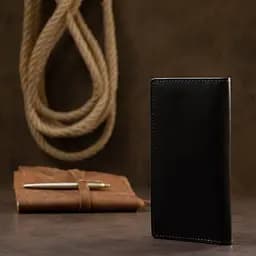 Чоловіче шкіряне портмоне GRANDE PELLE 9,5х18х1 см acs0018656 - мініатюра 7