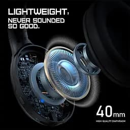 Навушники Onikuma Bluetooth Headphones with ANC Microphone 3, BT5.3, Type-C, AUX, ANC, 800mAh, 38H, RGB, black - мініатюра 6