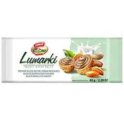 Конфеты вафельные Lumar Lumarki с ореховым кремом в арахисовых крошках 60 г