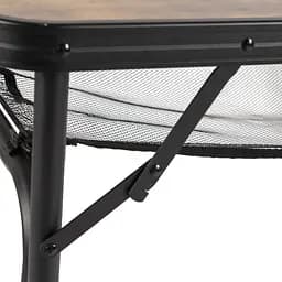 Складний стіл Bo-Camp Decatur 90x60 cm Black/Wood look (1404200), Коричневий - мініатюра 12
