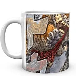 Кружка GeekLand Berserk Берсерк Гатс BRS 01 330 мл белая