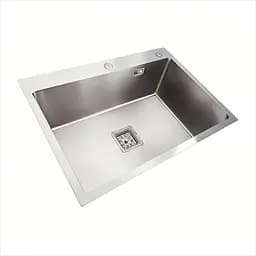 Кухонна мийка Platinum Handmade HSB з нержавіючої сталі 3 мм прямокутна 70x50x23 см (SP000037022) - мініатюра 3
