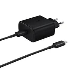 Зарядное устройство для SAMSUNG TRIO PD 2в1 65W (EP-TA845XBEGCN) адаптер + кабель TYPE-C - TYPE-C черный