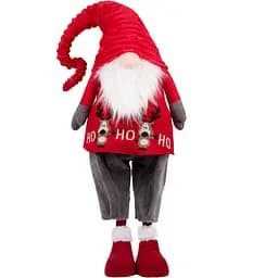 Новорічна м'яка іграшка Novogod'ko Гном НО-НО LED ніс 86 см (973724)