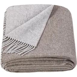 Плед Love You, шерсть мериноса, 200х140 см, светло-коричневый (4244)