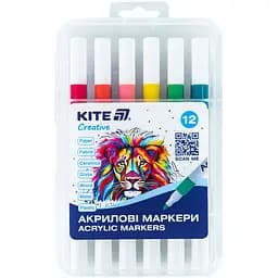 Маркеры акриловые Kite Creative набор 12 шт. (K-1156)