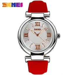 Класичний жіночий годинник Skmei 9075 Elegant (Червоний) - мініатюра 5