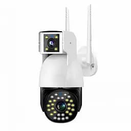 Вулична камера спостереження SC-01 WIFI IP 360/90 V380PRO, поворотна, двооб’єктивна, 2+2 Мп
