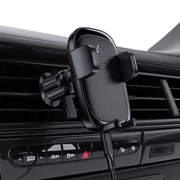 Автотримач з БЗП Acefast D48 Air Vent 15W Black - мініатюра 6