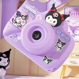 Фотоаппарат Kuromi, фронтальная камера, провод для зарядки, звук, фото, видео, разъем для TF карты, SK22-1KLM